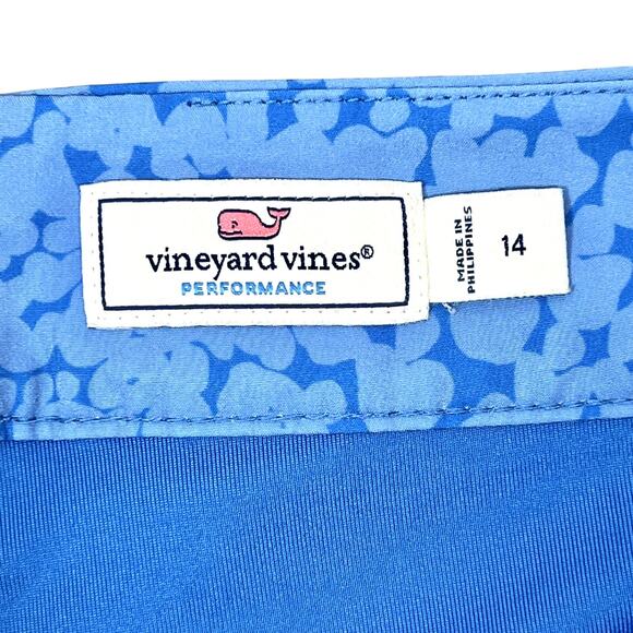 Vineyard Vines Skort Womens 14 (36") Blue Abstract Print Golf Tennis Pickleball - Picture 3 of 15